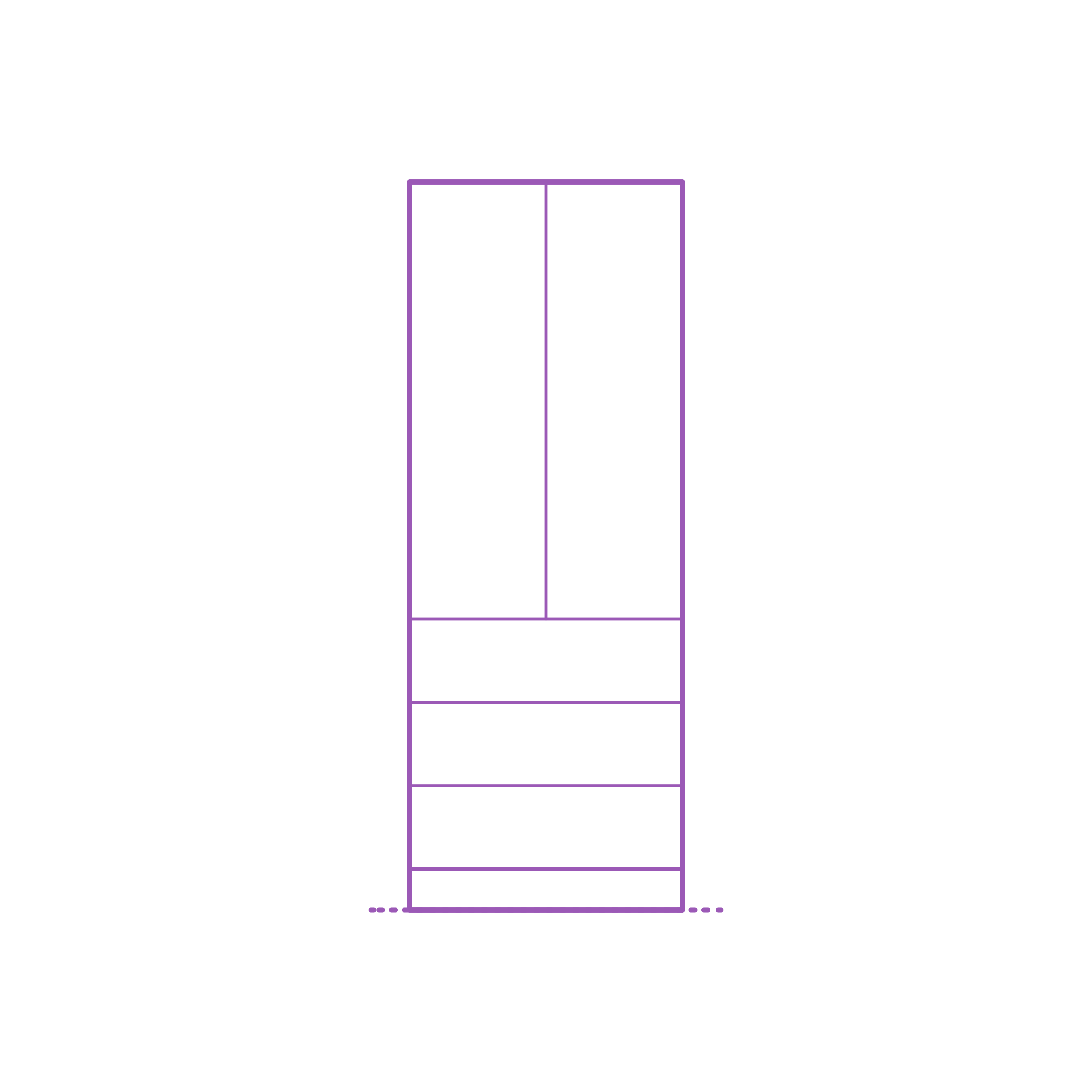 Fixtures Kitchen Cabinetry Ikea Sektion High Cabinet 2 Doors 3 Drawers Line Art Illustration Svg Free Vectors